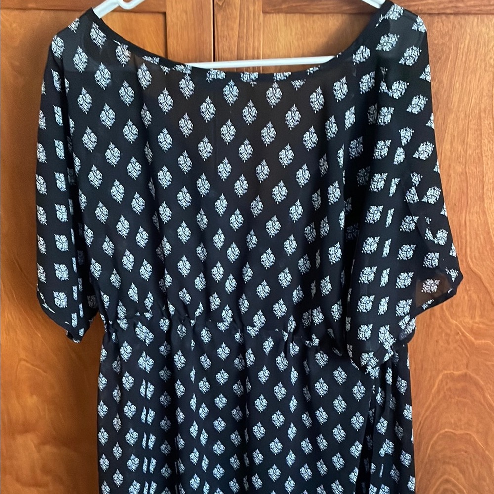 Apt. 9 Black and White Swim Coverup - Picture 5 of 6